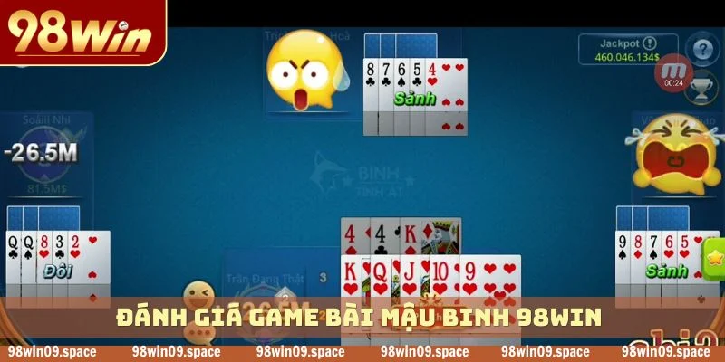 Đánh giá game bài mậu binh 98WIN