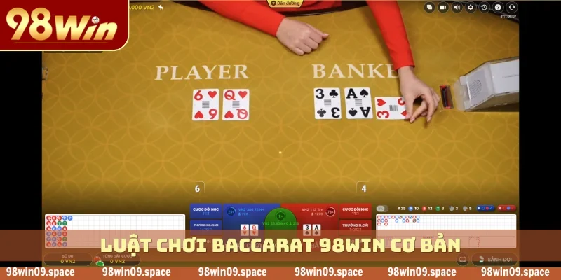 Luật chơi Baccarat 98WIN cơ bản
