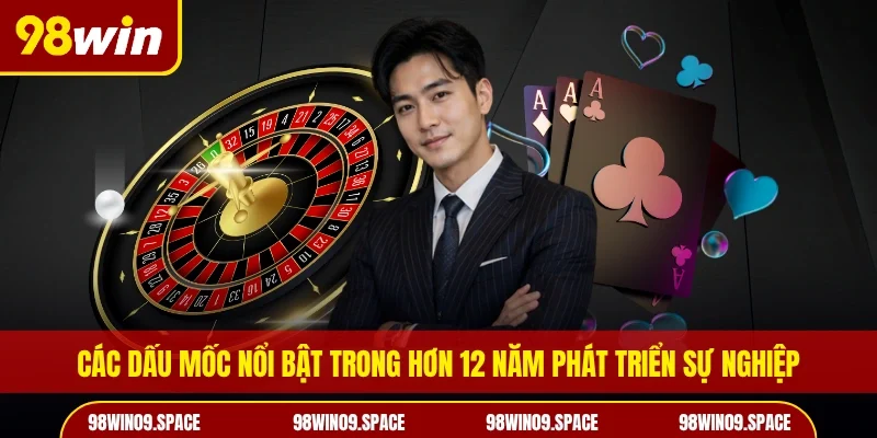 Các dấu mốc nổi bật trong hơn 12 năm phát triển sự nghiệp