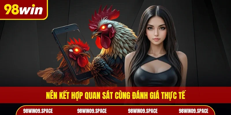 Nên kết hợp quan sát cùng đánh giá thực tế