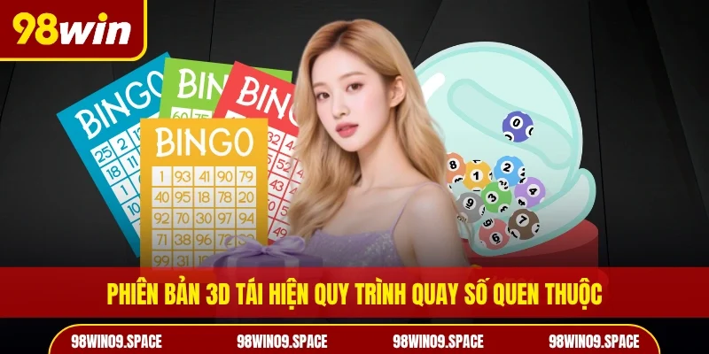 Phiên bản 3D tái hiện quy trình quay số quen thuộc